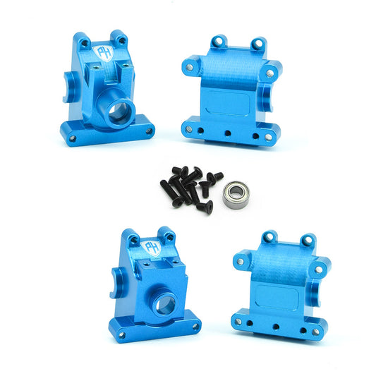 Powerhobby Aluminum Front and Rear Gear Box Tamiya TT-01 - PowerHobby