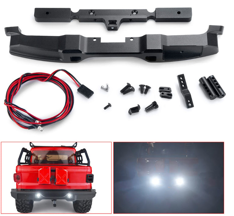 Powerhobby Rear Bumper with LED Light Axial SCX10 III - PowerHobby