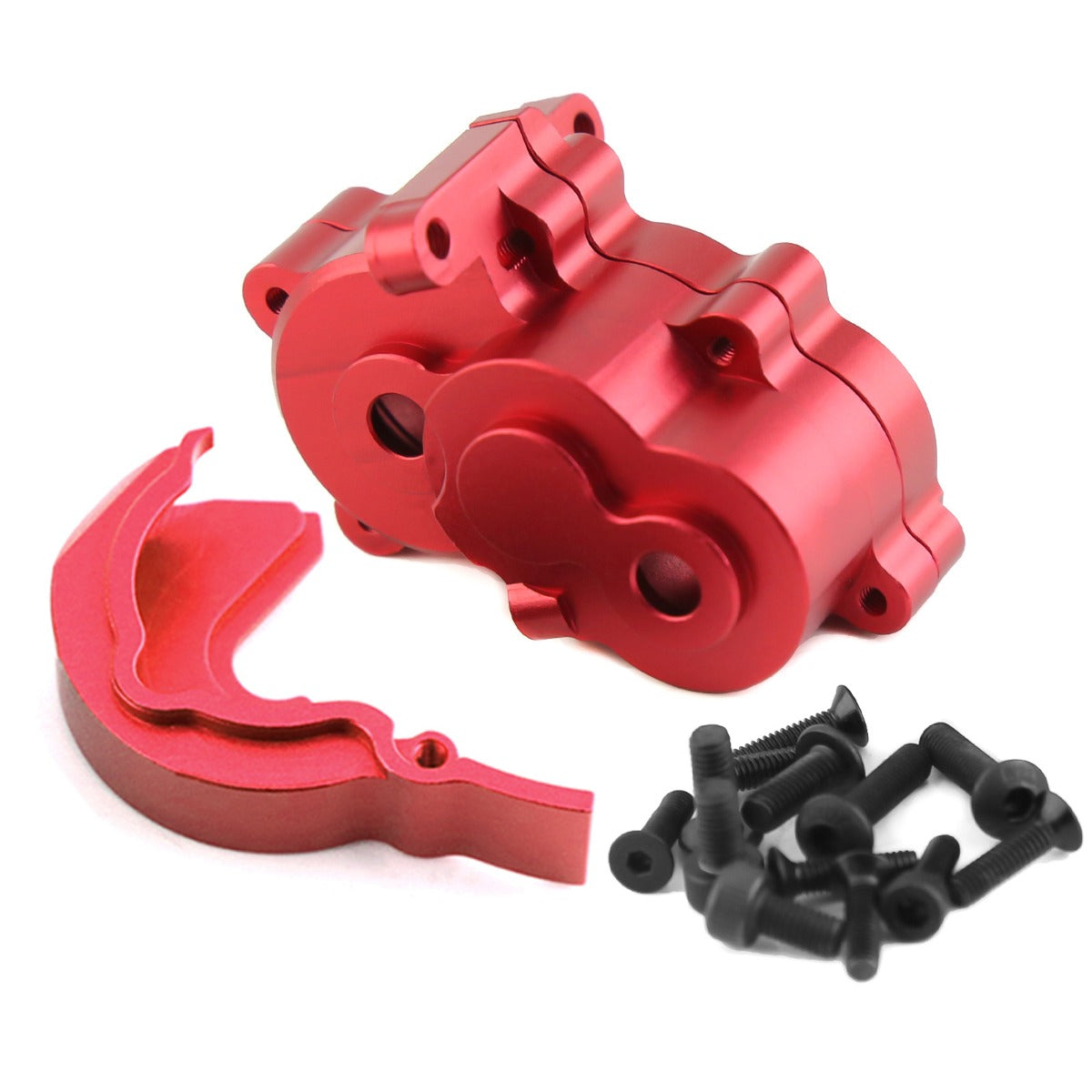 Powerhobby Aluminum Center Gearbox Red FOR Traxxas 1/16 Slash E-Revo Summit - PowerHobby