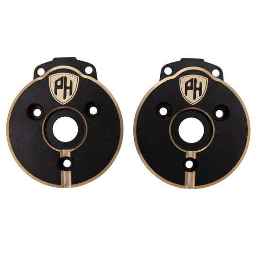 Powerhobby Brass Rear Axle Portal Covers Axial SCX10 II - PowerHobby