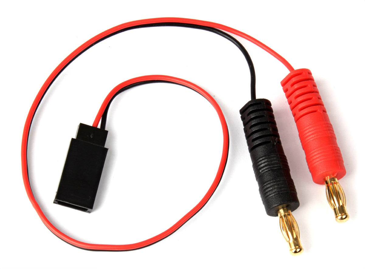 Powerhobby Receiver Charge Lead Futaba Female to 4mm Banana Plugs - PowerHobby