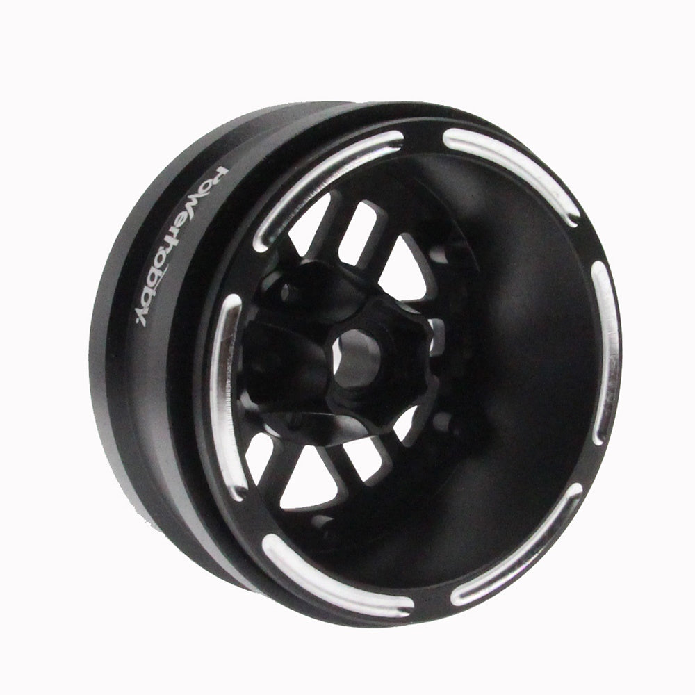 Powerhobby 1.9" Carbon Fiber Lightweight Beadlock Wheels F 1/10 Rock Crawler - PowerHobby