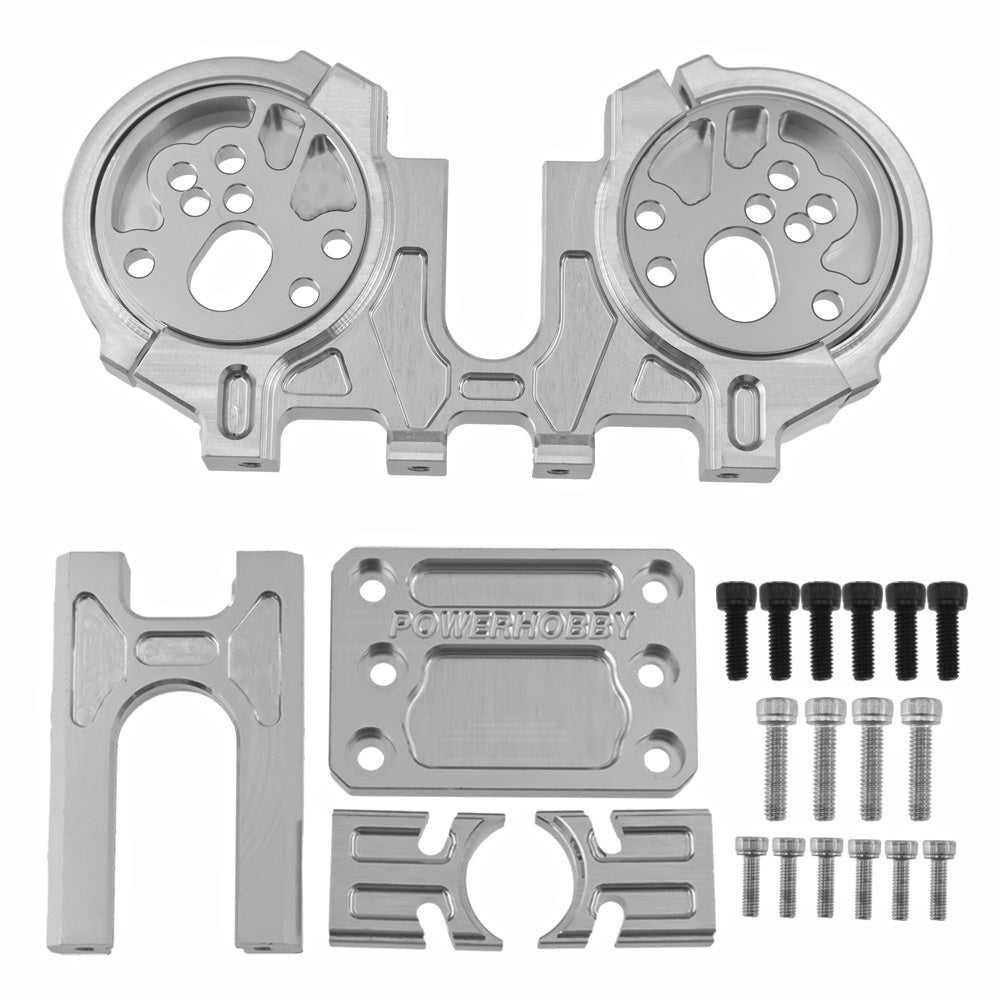 Powerhobby 7075 Aluminum Roto Lock Dual Motor Mount FOR Hobao VTE VTE2 GTB - PowerHobby