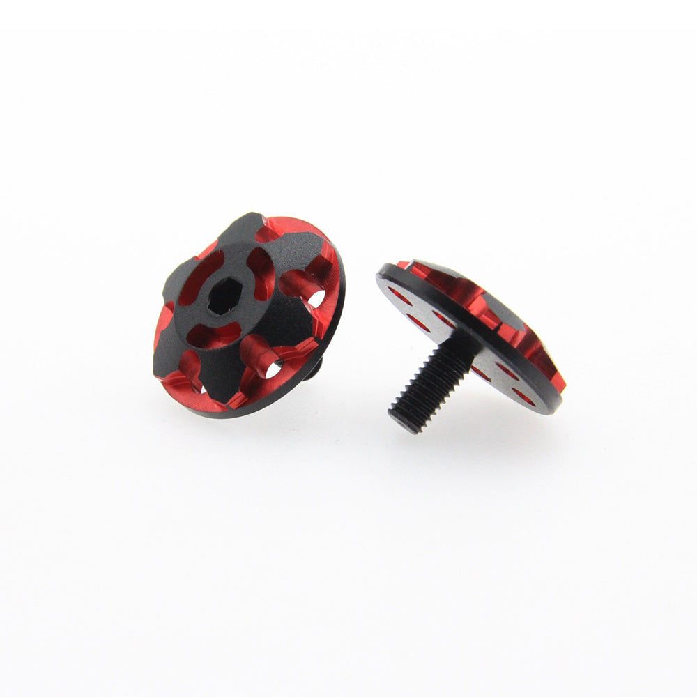 Powerhobby UltraLite Off-Road Wing Screws Red Style B (2) - PowerHobby