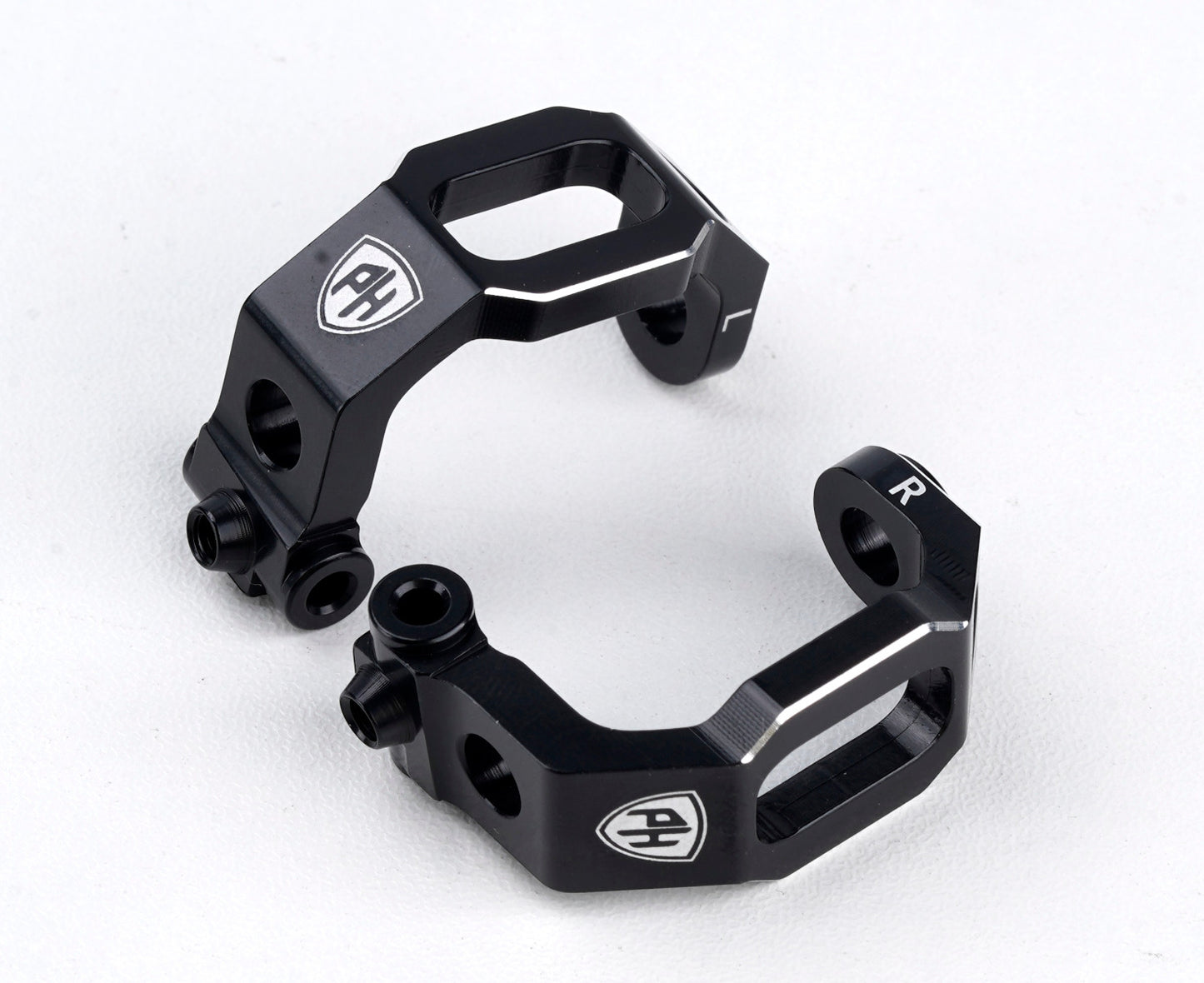 Powerhobby Aluminum Front Caster Blocks C-Hubs FOR Traxxas 4-Tec 2.0 - PowerHobby