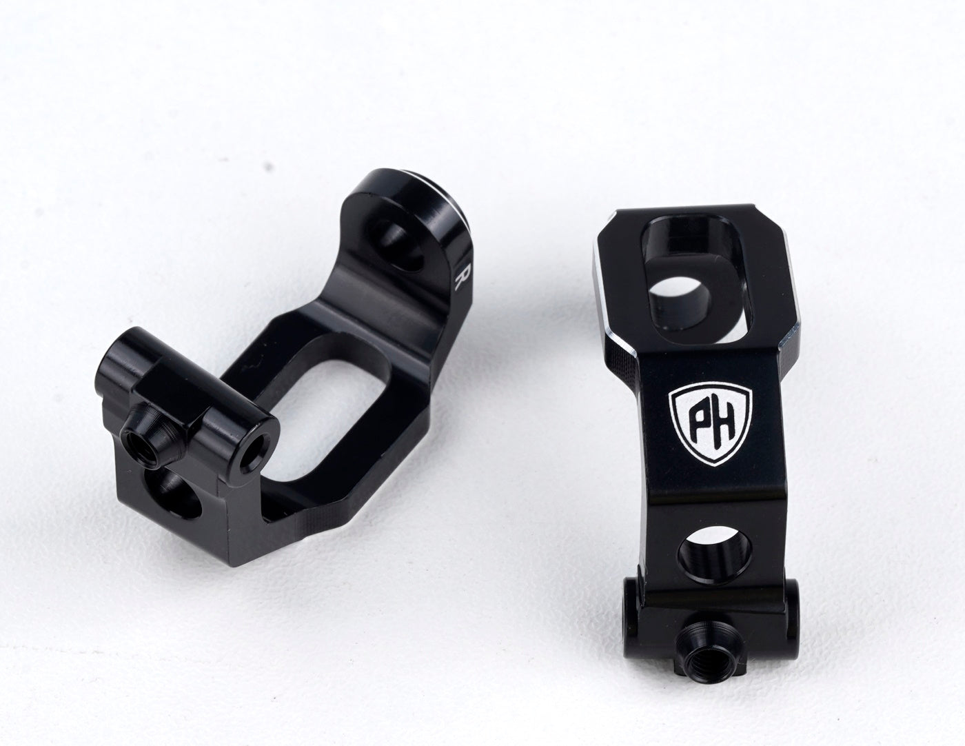 Powerhobby Aluminum Front Caster Blocks C-Hubs FOR Traxxas 4-Tec 2.0 - PowerHobby