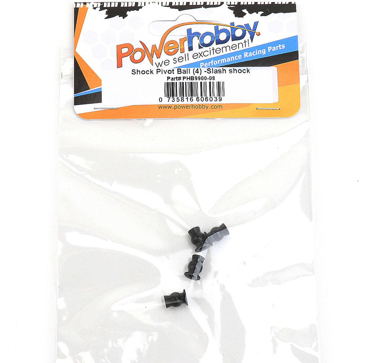 Powerhobby Shock Pivot Ball (4) EXTREME Slash Shocks - PowerHobby