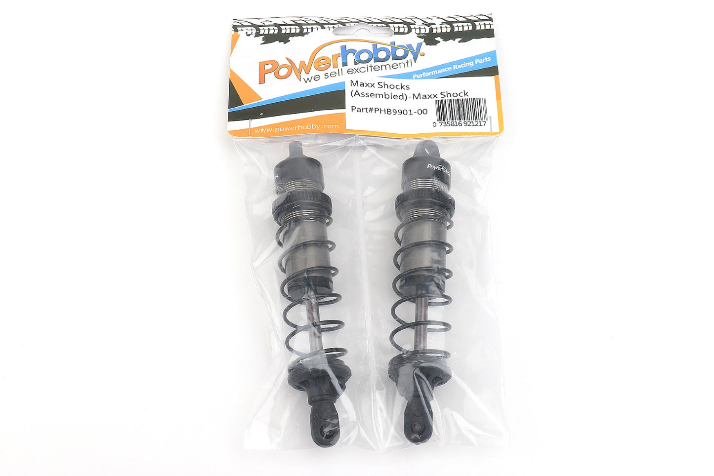 Powerhobby Assembled Front Rear Shocks w 6.5mm Titanium Shaft (2) FOR Traxxas Maxx - PowerHobby