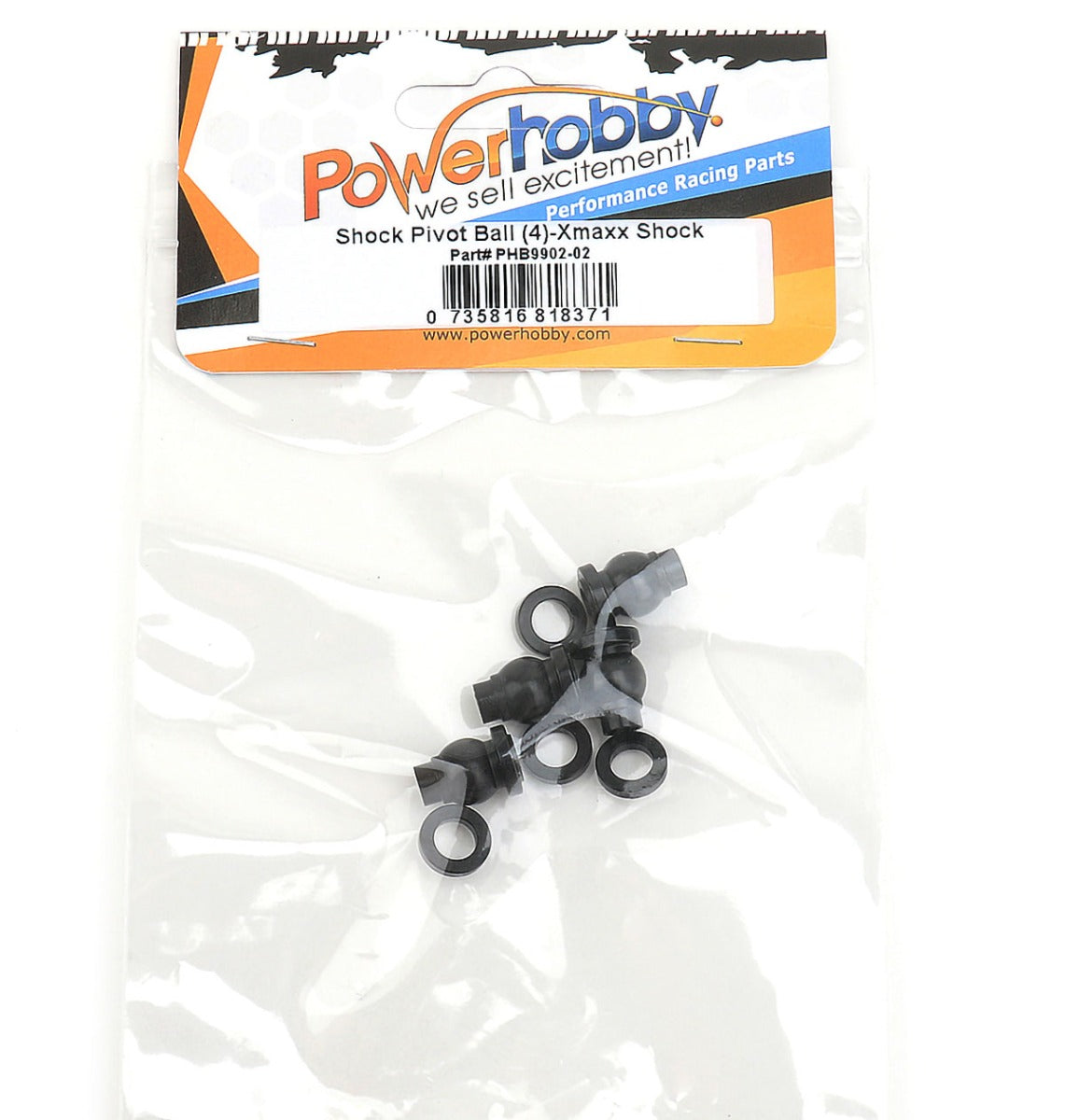 Powerhobby Shock Pivot Ball (4) XTREME X-Maxx Shocks - PowerHobby