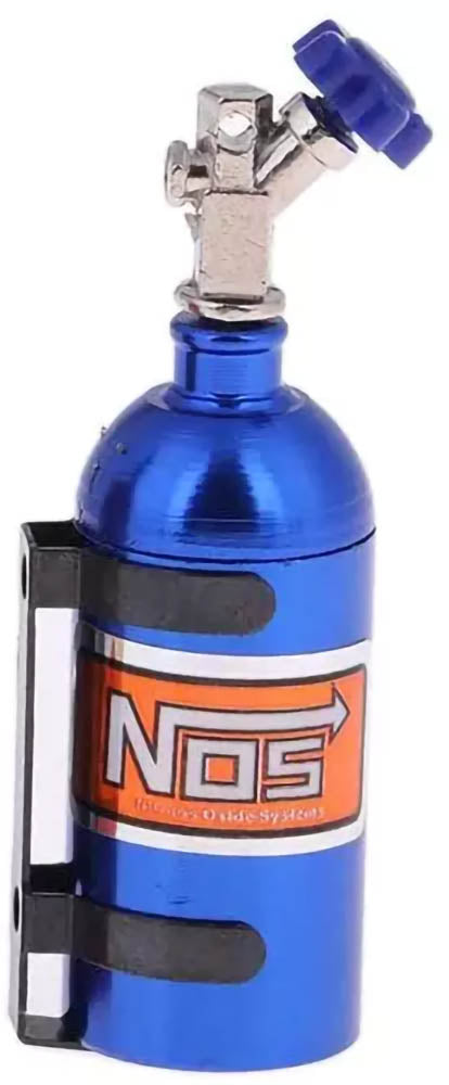 Powerhobby Aluminum NOS Nitrous Oxide Bottle BLUE 1/10 Rock Crawler Accessory - PowerHobby