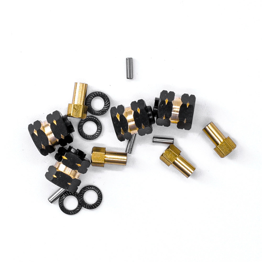 Powerhobby Brass Wheel Hex Adaptor (4) Associated Enduro24 - PowerHobby