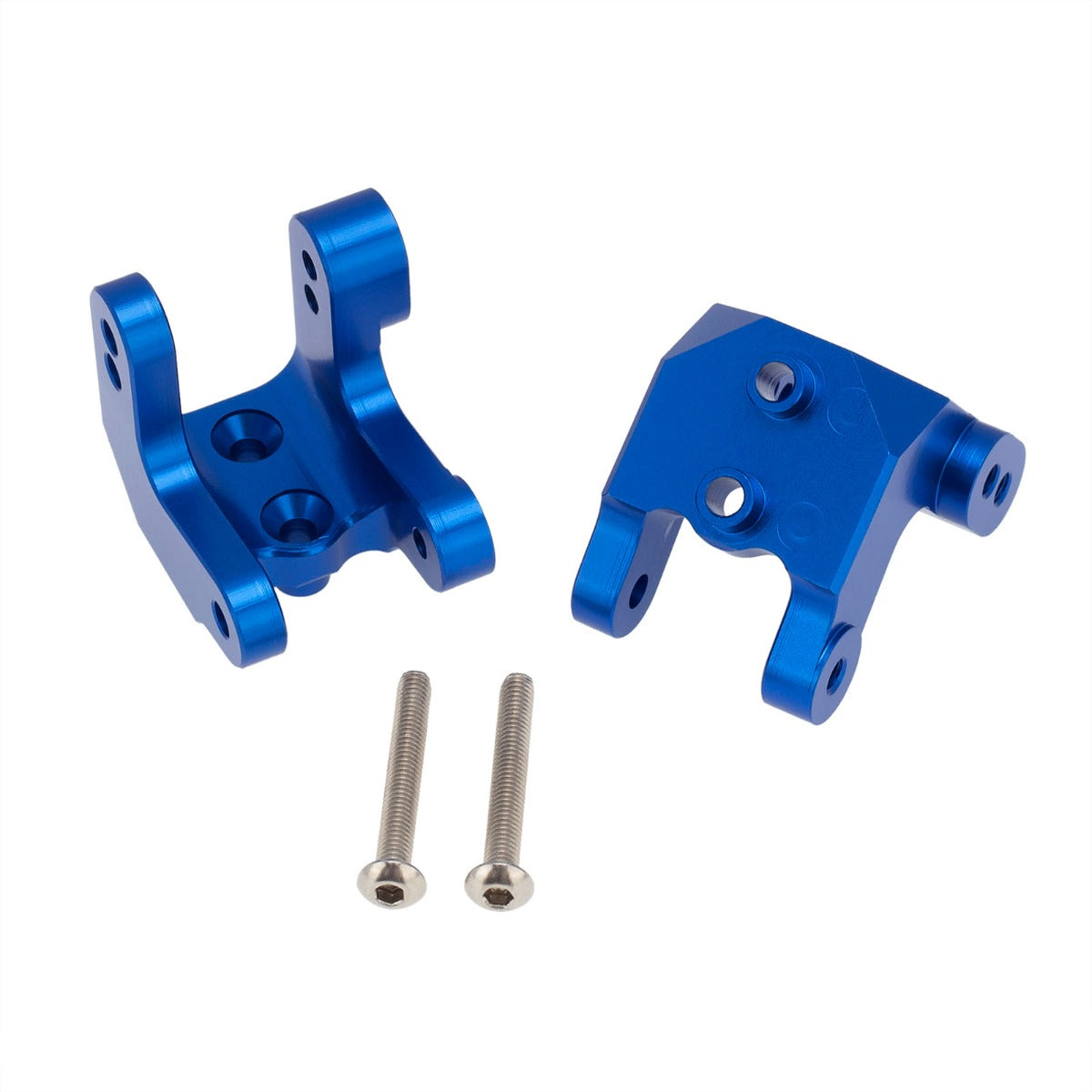 Powerhobby Aluminum Front or Rear Axle Mount Set Losi LMT 4WD Solid Axle BLUE - PowerHobby