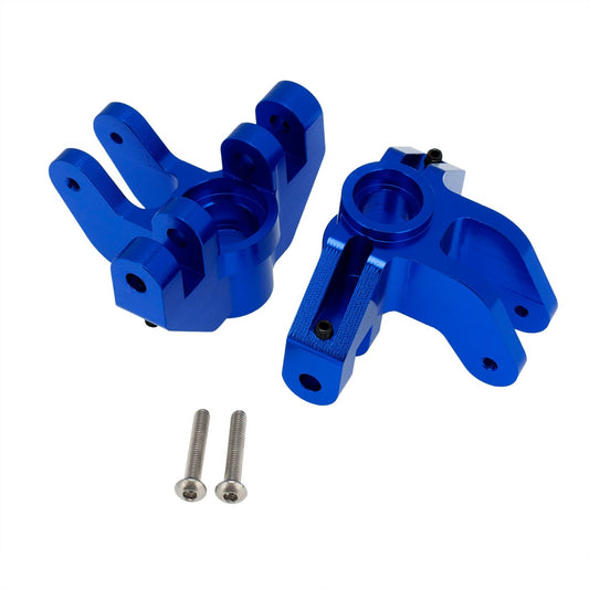 Powerhobby Aluminum Front Knuckle Arm Losi LMT 4WD Solid Axle BLUE - PowerHobby