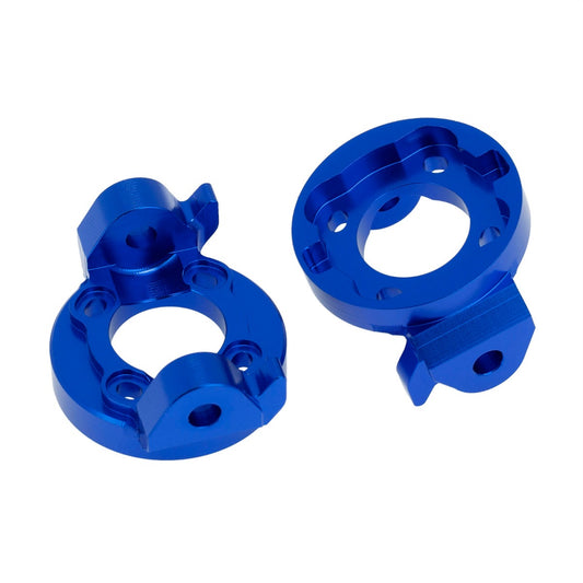 Powerhobby Aluminum Front C-Hub Carrier Losi LMT 4WD Solid Axle BLUE - PowerHobby