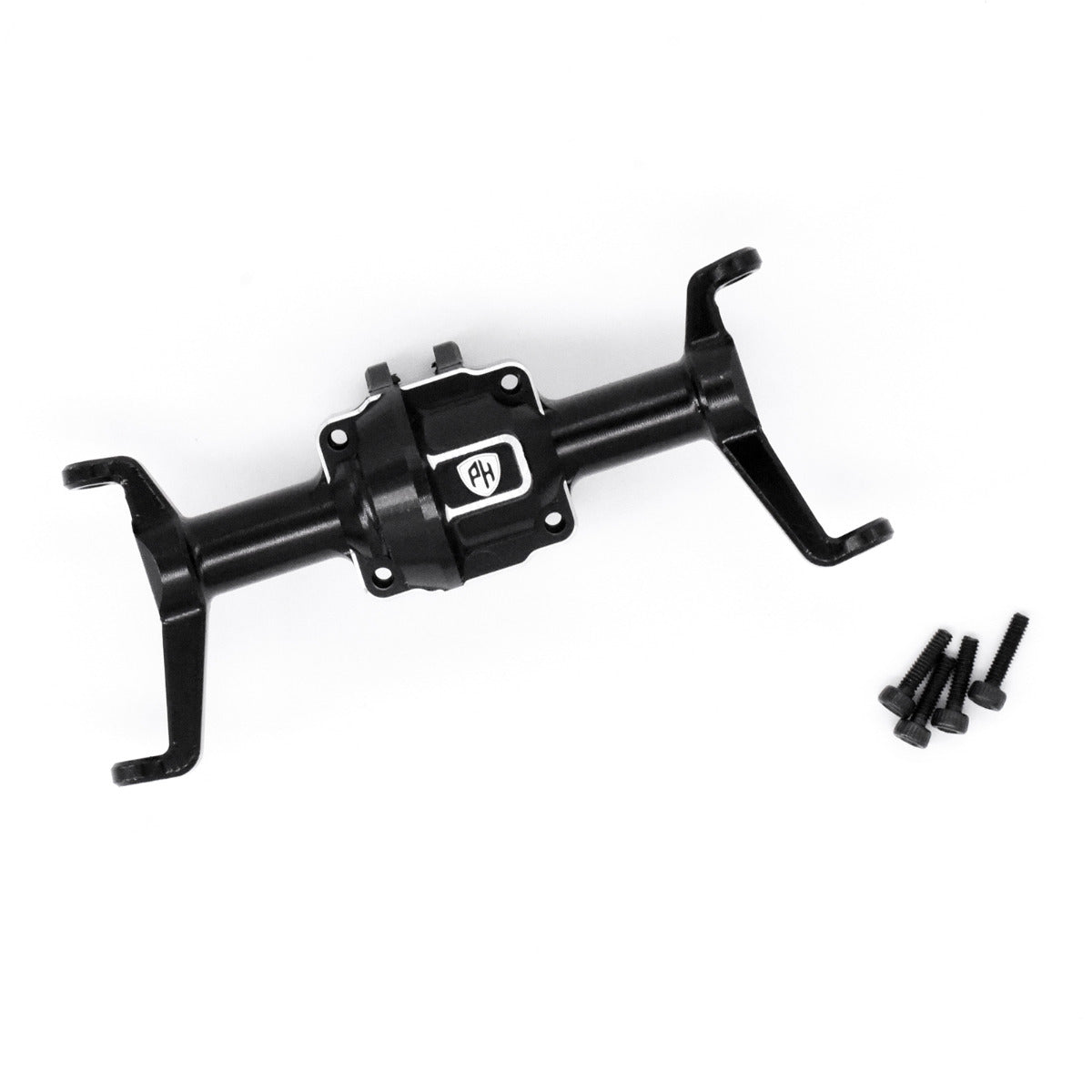 Powerhobby Aluminum Front Axle FMS FCX24 Black - PowerHobby