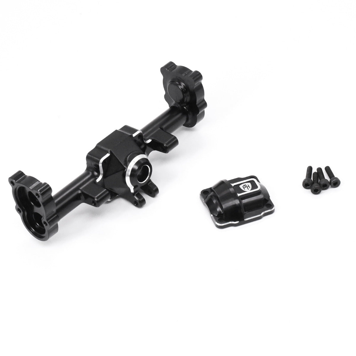 Powerhobby Aluminum Rear Axle FMS FCX24 Black - PowerHobby