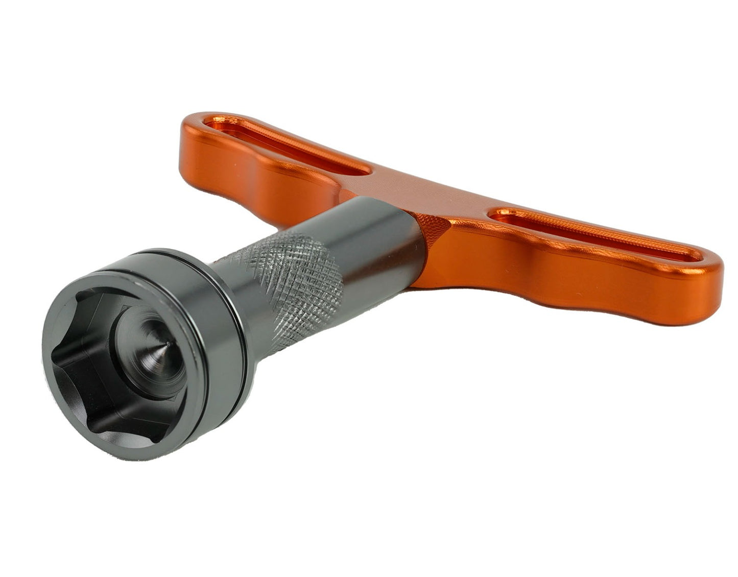 Powerhobby 17mm Aluminum T-Handle Hex Wheel Wrench Orange RC Tools - PowerHobby
