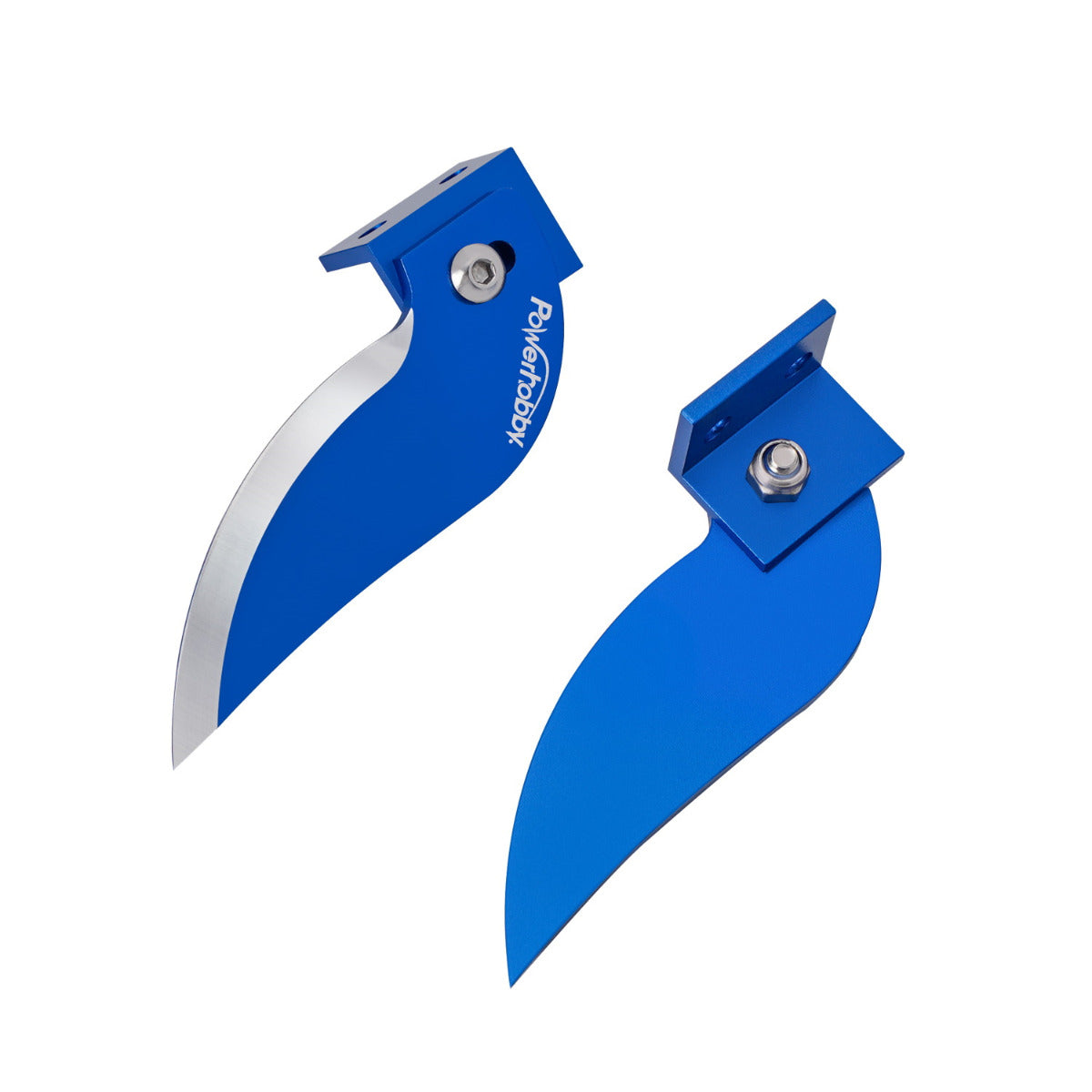 Powerhobby Adjustable Aluminum Turn Fins FOR Traxxas Spartan Blue - PowerHobby