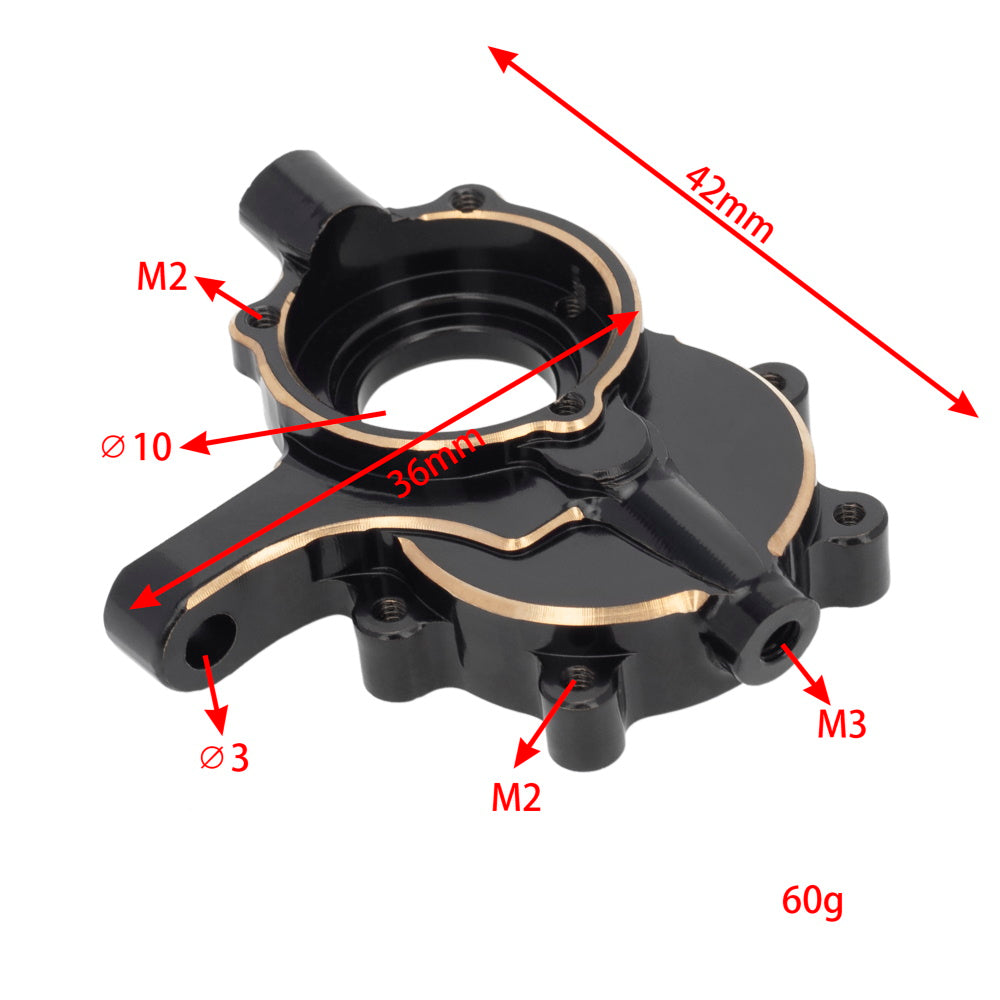 Powerhobby Brass Steering Knuckles Redcat Gen Redcat Gen8 V1 / V2 - PowerHobby