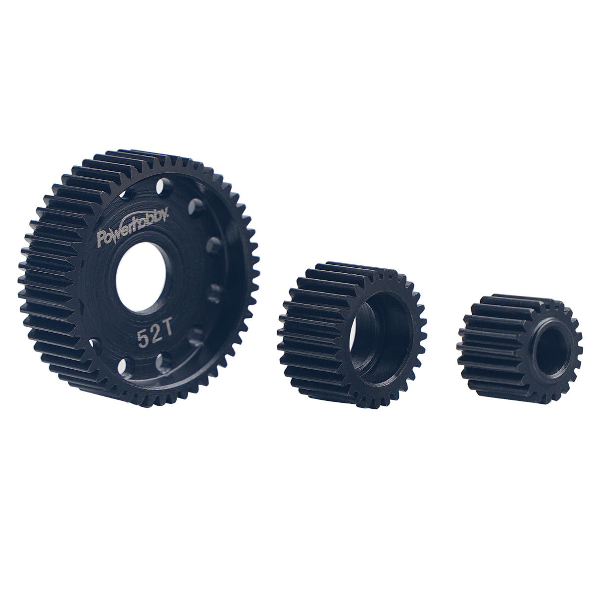 Powerhobby Steel Locked Transmission Gear Set (3) Axial SCX10 AX10 Wraith SMT10 - PowerHobby