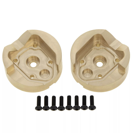 Powerhobby Brass Outer Portal Housing Covers Front Gear Covers 65g UTB18 Capra - PowerHobby