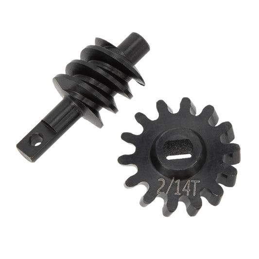 Powerhobby Axial SCX24 Steel Overdrive Gears Diff Worm Set 2T/14T Overdrive 23% - PowerHobby