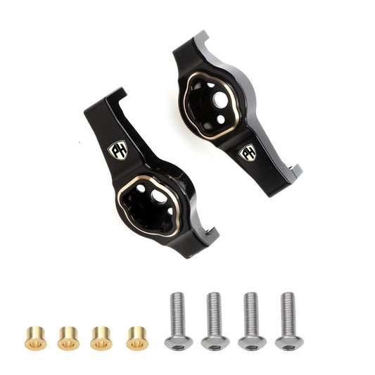 Powerhobby Brass C Cup Steering Mount Set Black FOR Traxxas TRX-4 - PowerHobby