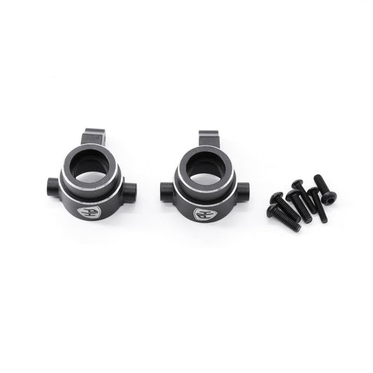 Powerhobby Aluminum Front Knuckles FOR Traxxas Sledge Black - PowerHobby