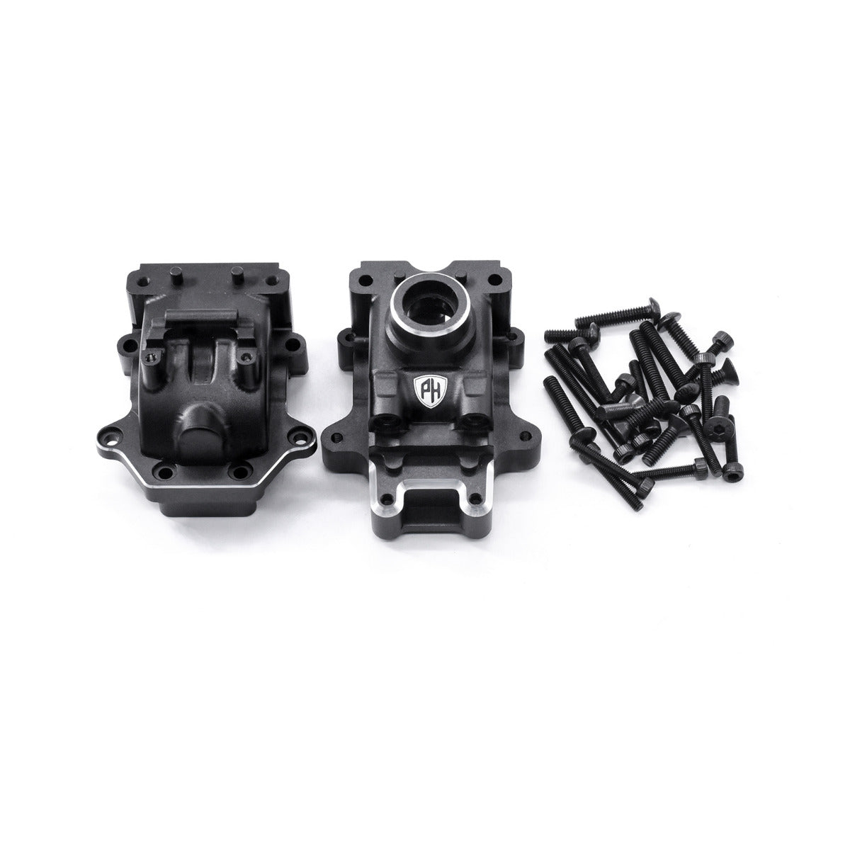 Powerhobby Aluminum Gearbox Cover FOR Traxxas Sledge Black - PowerHobby