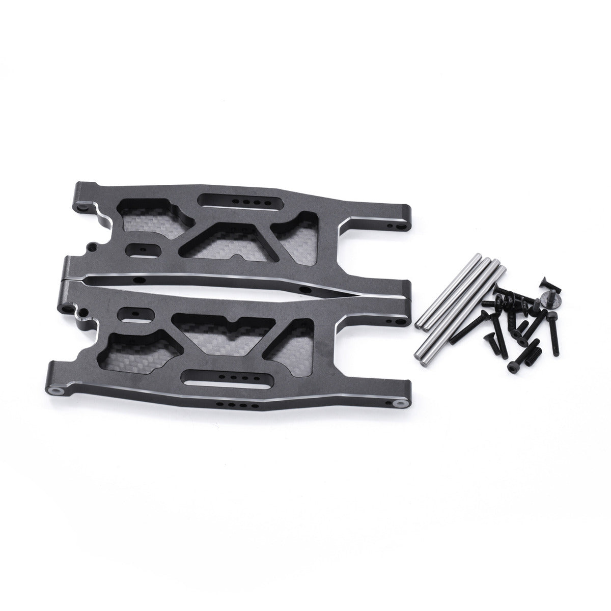 Powerhobby Aluminum  Rear Arms FOR Traxxas Sledge Black - PowerHobby