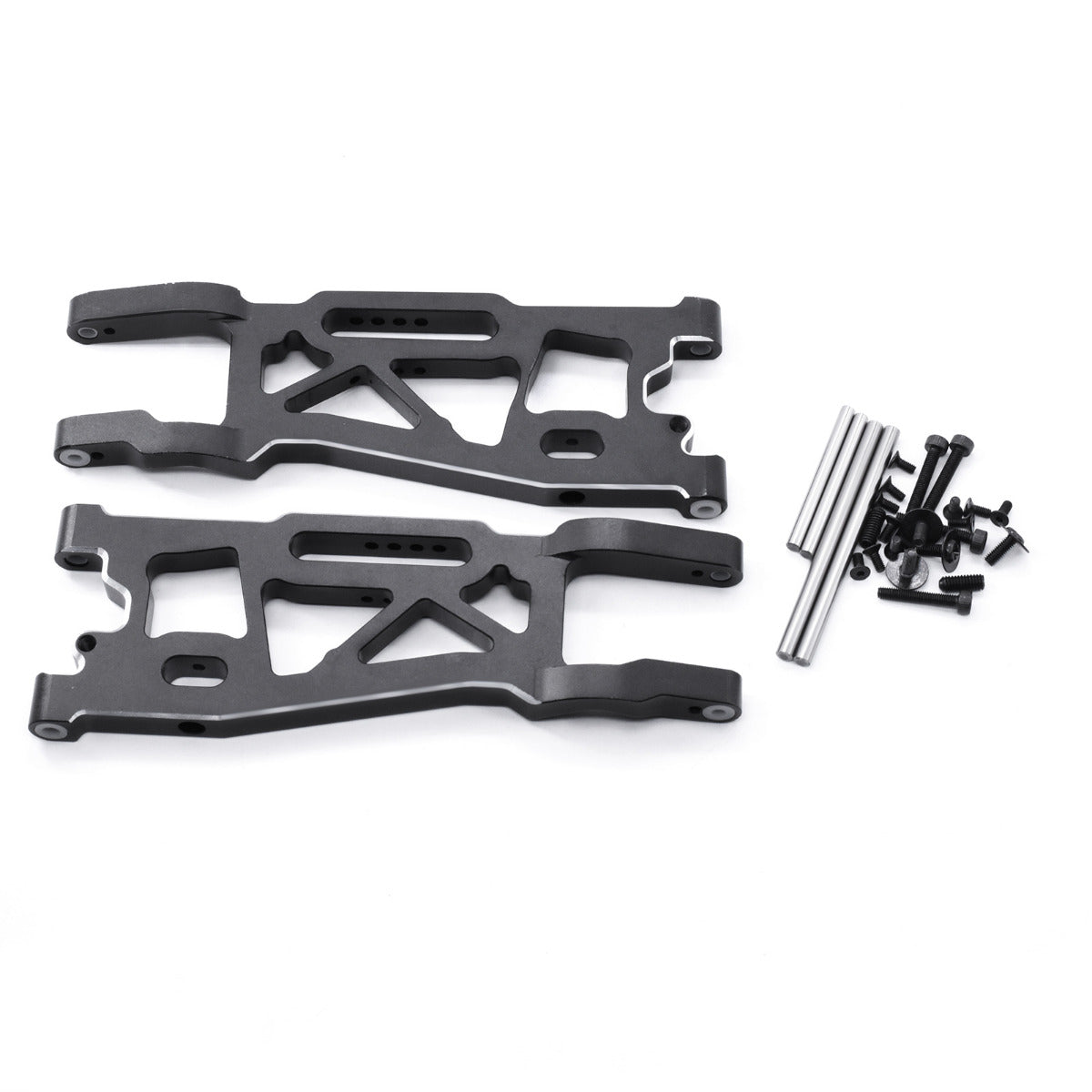 Powerhobby Aluminum  Front Arms FOR Traxxas Sledge Black - PowerHobby