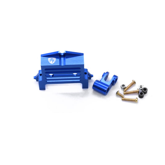 Powerhobby Aluminum Servo Adapter / Steering Arm FOR Traxxas X-Maxx 8S Blue - PowerHobby