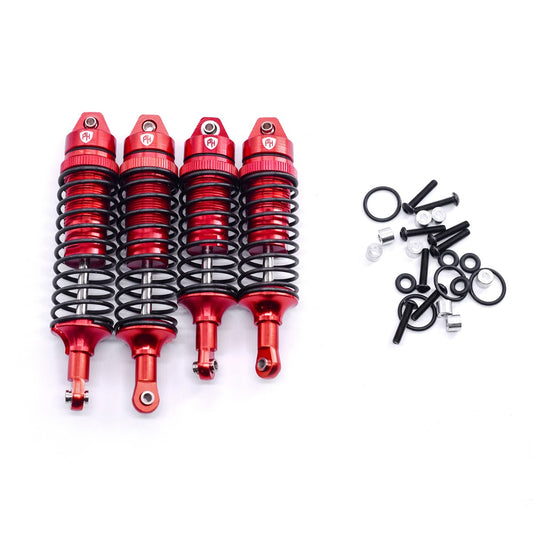 Powerhobby Traxxas Slash Front & Rear Shocks (4) FOR Traxxas Slash 2WD / 4WD RED - PowerHobby