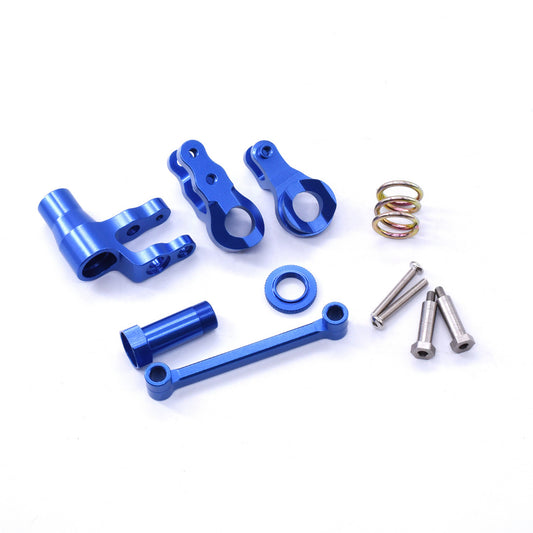 Powerhobby Aluminum Steering Bell Crank FOR Traxxas Maxx Blue - PowerHobby