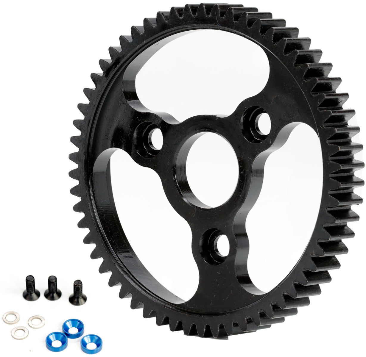 Powerhobby 57T 0.8 Hardened Steel Spur Gear FOR Traxxas Jato T-Maxx E-Revo Summit - PowerHobby