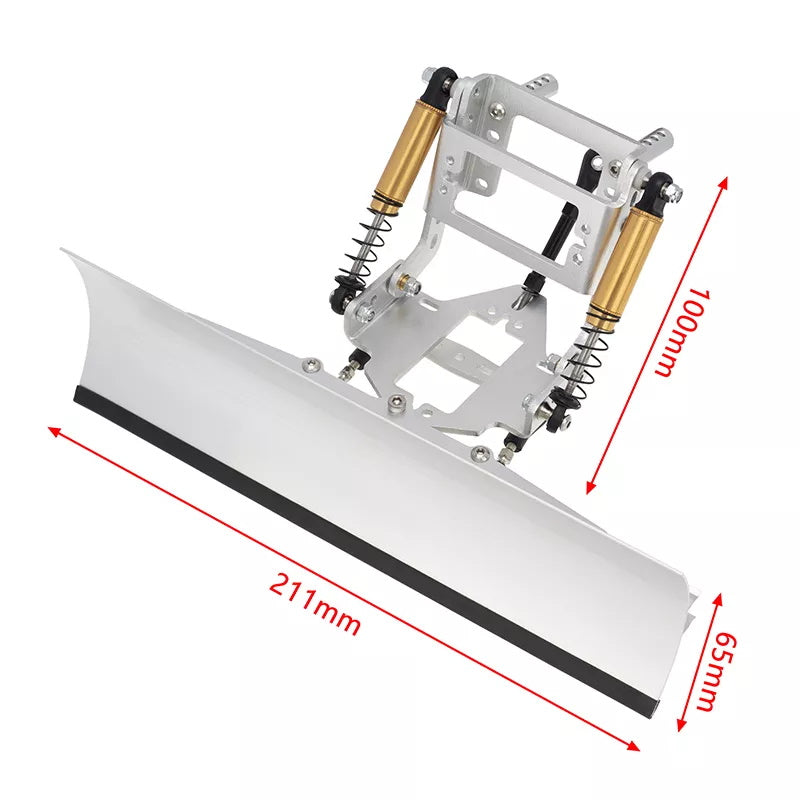 Powerhobby 1/10 Metal Front Snow Shovel Snowplow Crawler FOR TRX4 SCX10 Scx10ll - PowerHobby