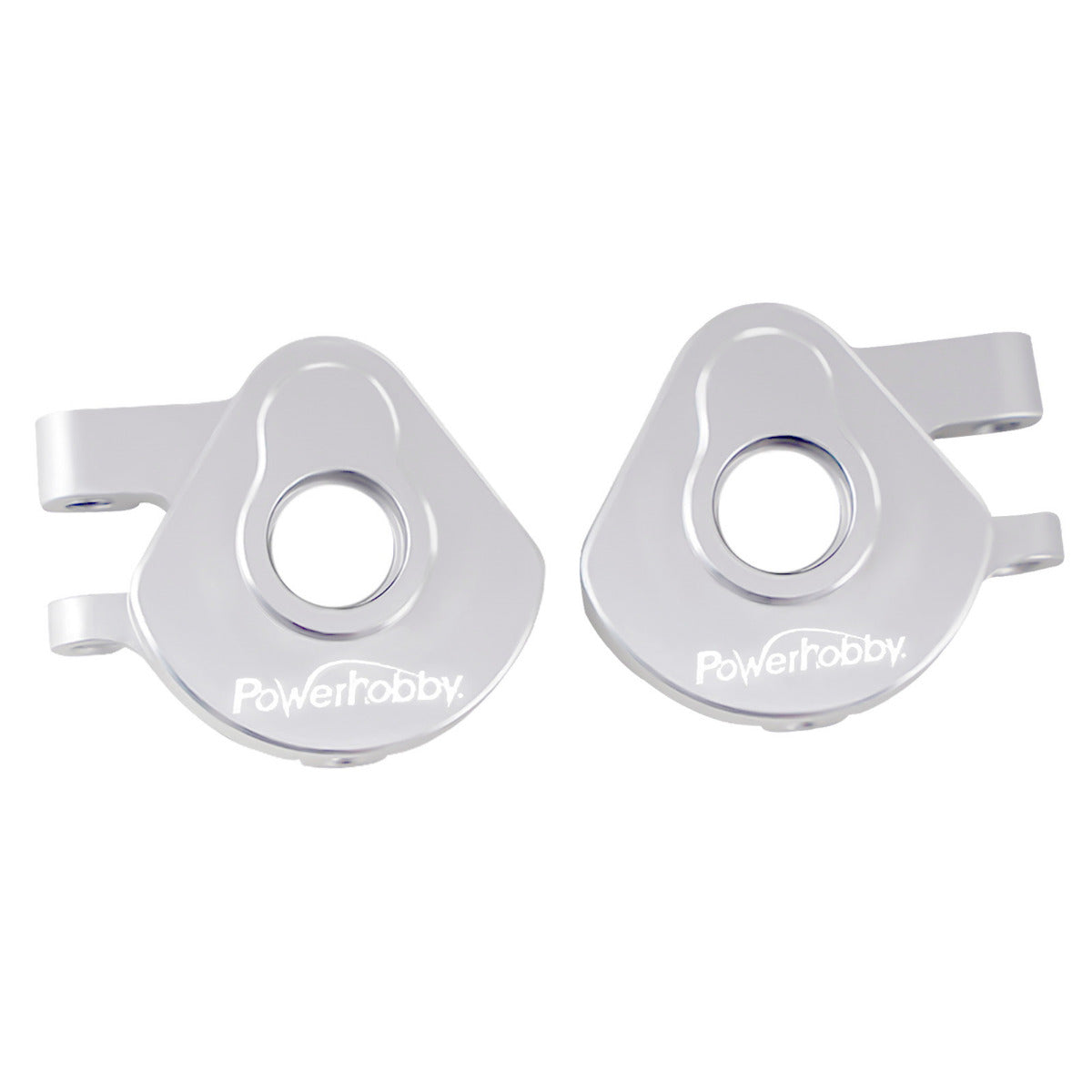 Powerhobby Aluminum Steering Knuckles / Blocks FOR Traxxas TRX-4M Silver TRX4M - PowerHobby