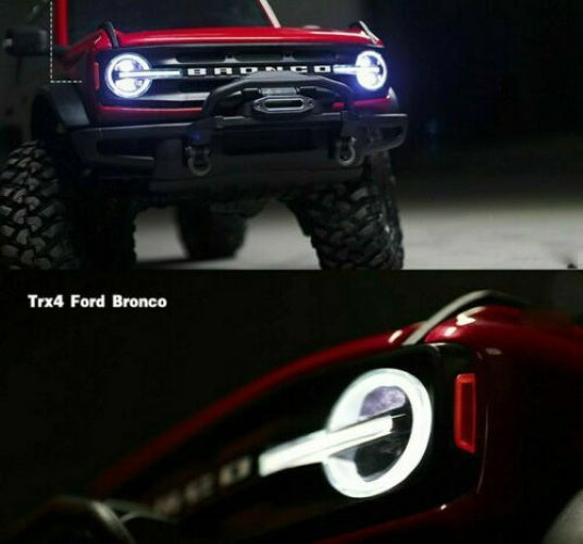 Powerhobby Front Rear LED Lamp Group Light System FOR Traxxas TRX-4 Ford Bronco TRX4 - PowerHobby