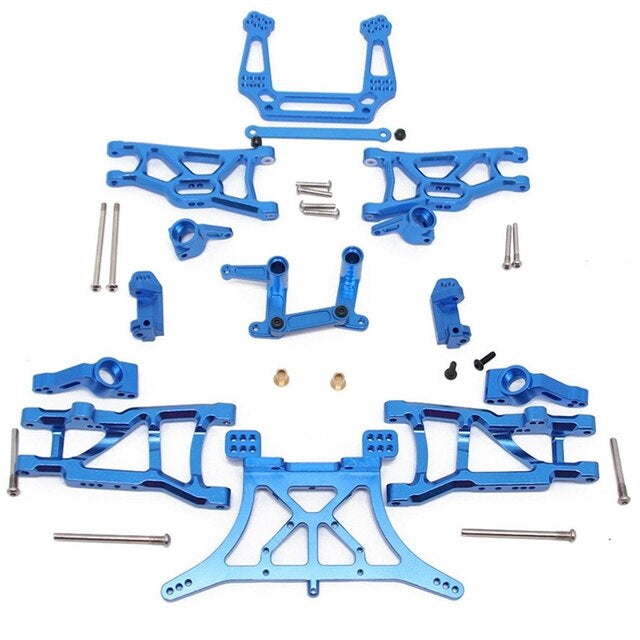 Powerhobby Aluminum Upgrade Kit 2WD FOR Slash Rustler Stampede Bandit Blue - PowerHobby