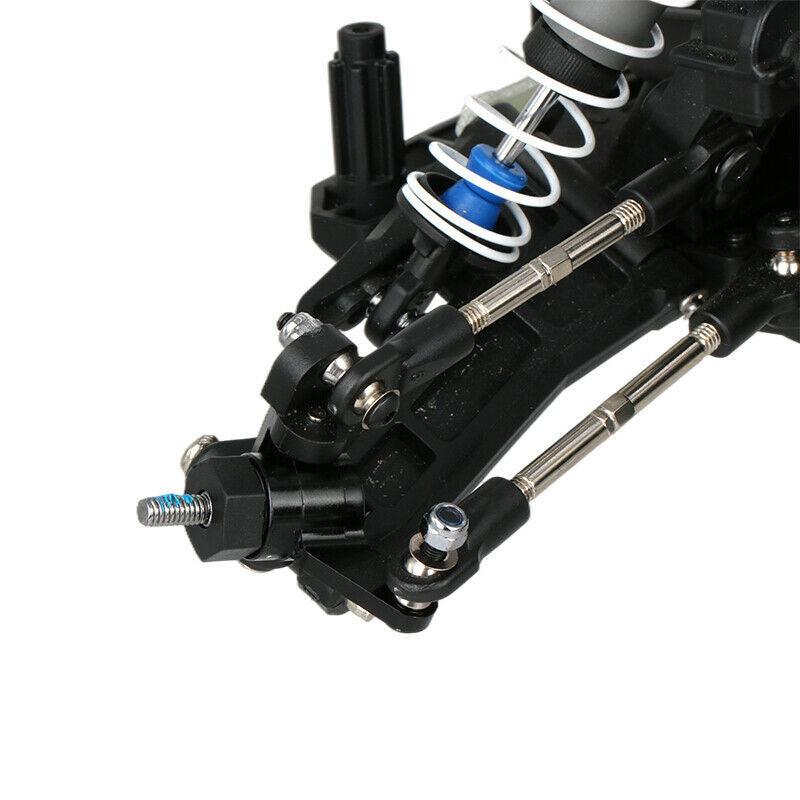 Powerhobby FOR Traxxas Drag Slash CNC Aluminum Front Steering Knuckle Black - PowerHobby