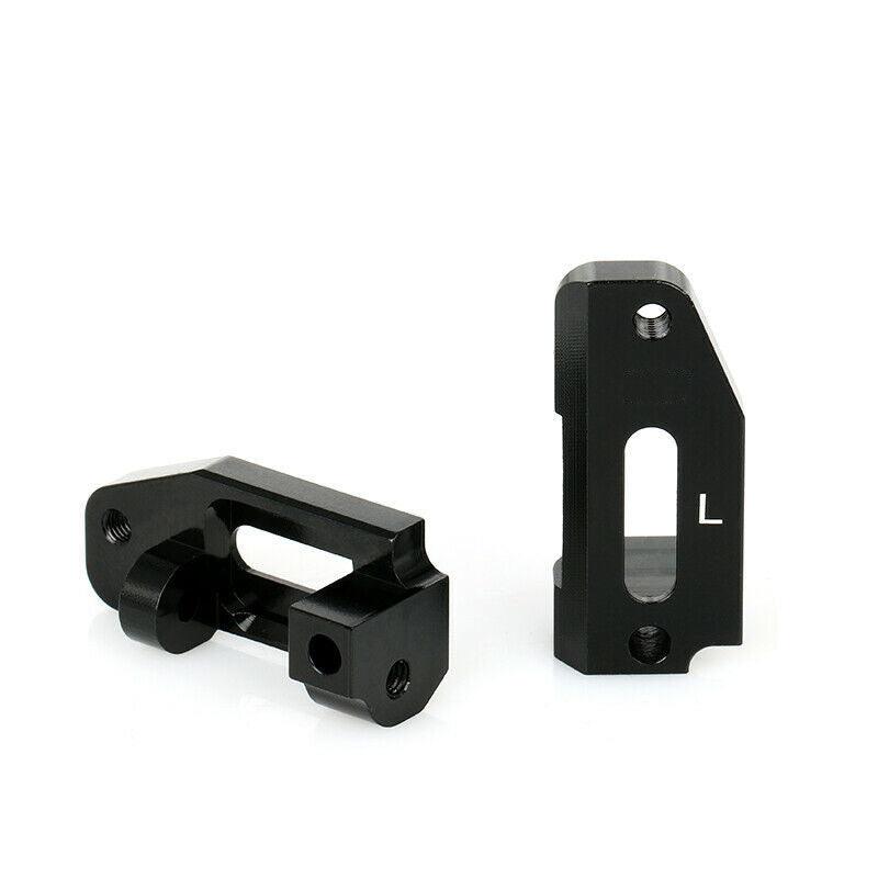 Powerhobby FOR Traxxas Drag Slash CNC Aluminum Front C Hub Caster Block Black - PowerHobby