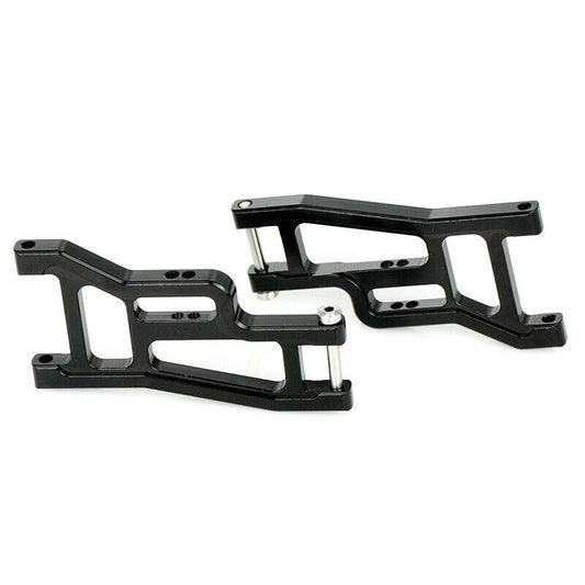 Powerhobby FOR  Traxxas Drag Slash CNC Aluminum Front Suspension Arms Black - PowerHobby