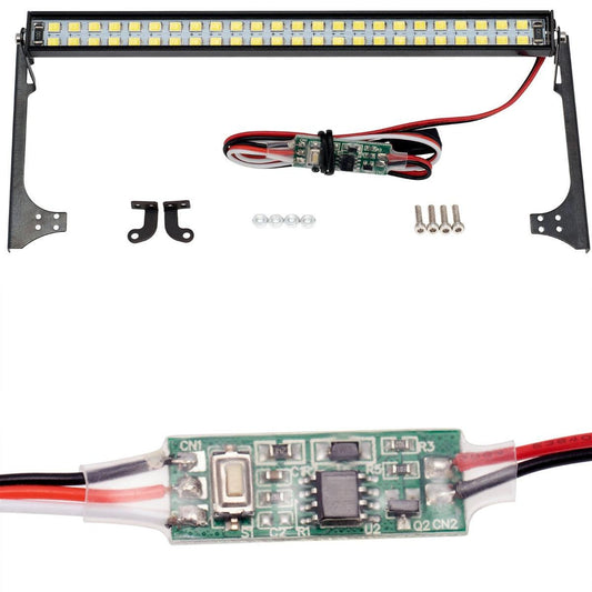 PowerHobby 147MM RC Double Row LED Lightbar w/Controller for 1/10 Jeep - PowerHobby