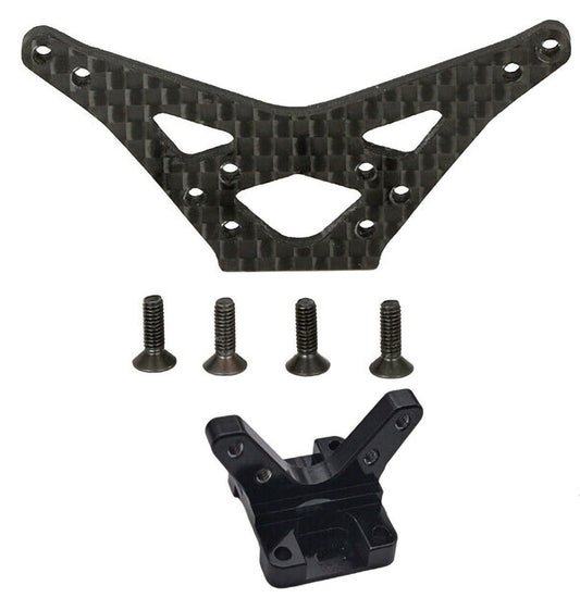 PowerHobby Losi 1/16 Mini-B Buggy Rear Carbon Fiber Shock Tower Mount - PowerHobby