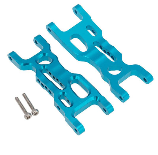 PowerHobby LOSI 1/18 Mini-T 2.0 Aluminum Front Lower Suspension Arms Blue - PowerHobby