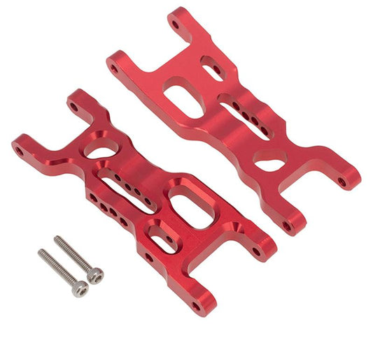 PowerHobby LOSI 1/18 Mini-T 2.0 Aluminum Front Lower Suspension Arms Red - PowerHobby