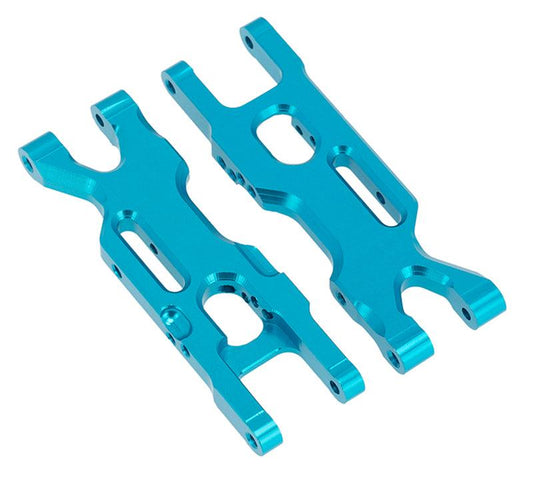 PowerHobby LOSI 1/18 Mini-T 2.0 Aluminum Rear Lower Suspension Arms Blue - PowerHobby