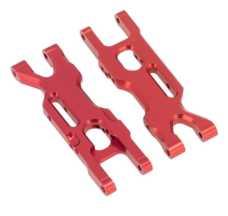 PowerHobby LOSI 1/18 Mini-T 2.0 Aluminum Rear Lower Suspension Arms Red - PowerHobby