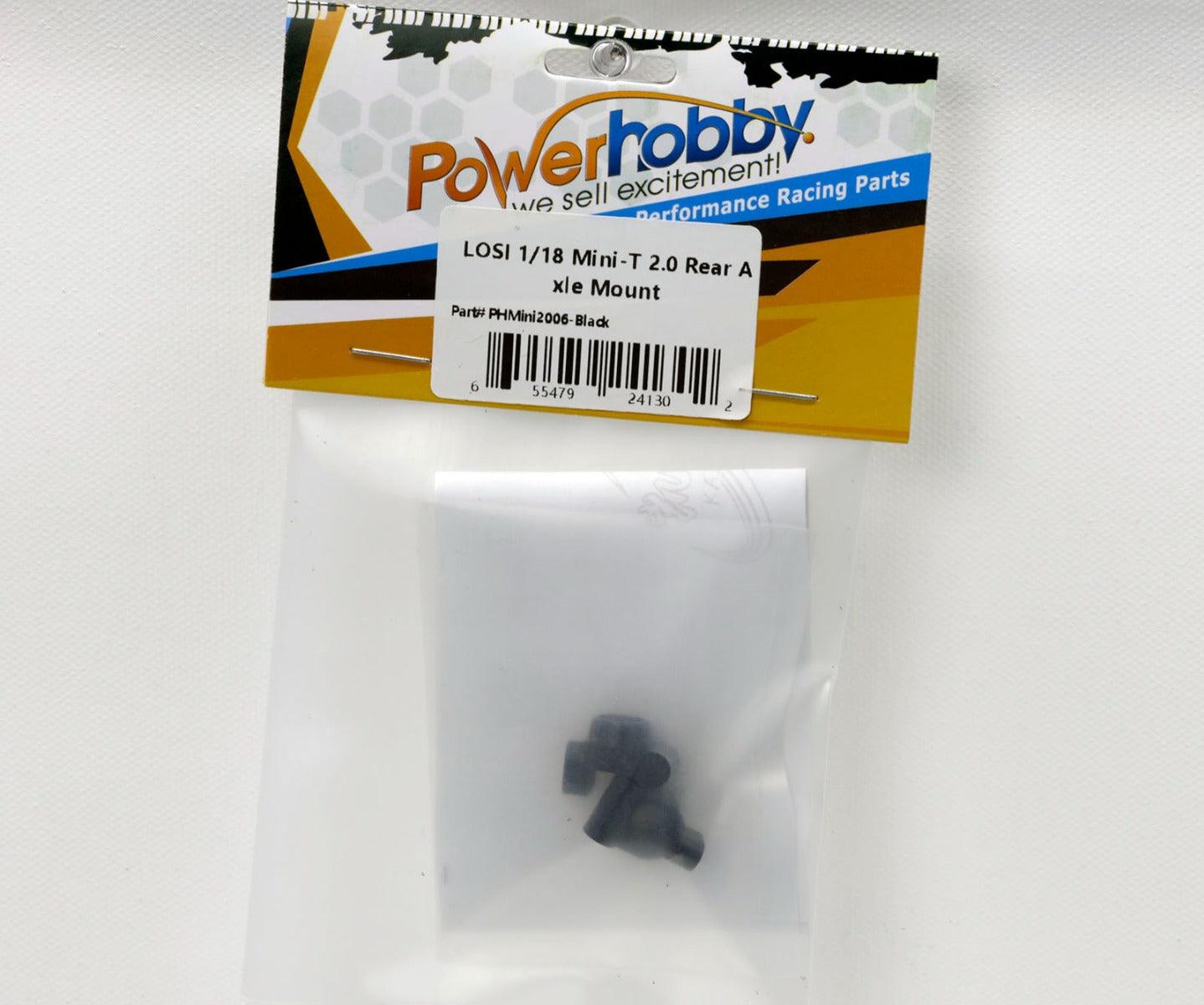 PowerHobby LOSI 1/18 Mini-T 2.0 Aluminum Rear Knuckles MiniT Black - PowerHobby