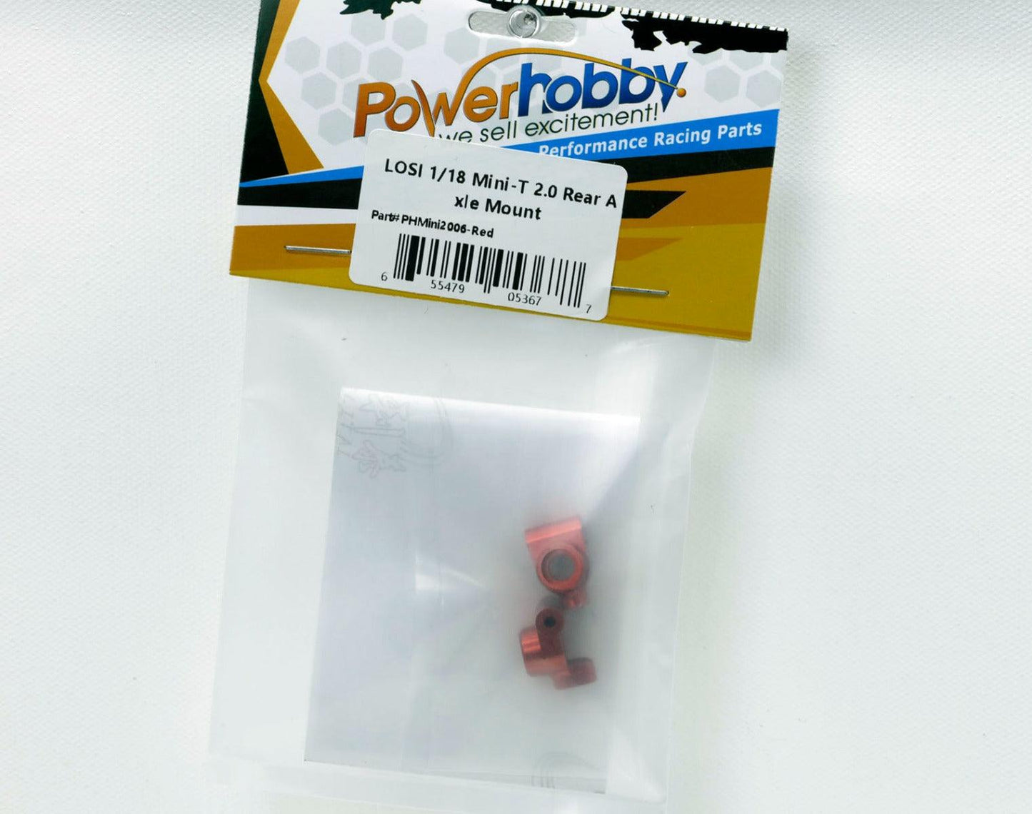 PowerHobby LOSI 1/18 Mini-T 2.0 Aluminum Rear Knuckles MiniT Red - PowerHobby